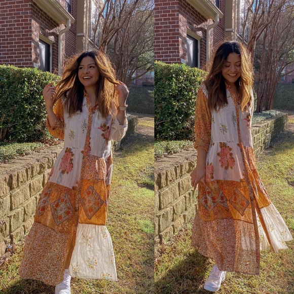 NWT Free People Days of Ditzies Maxi Dress - Picture 10 of 13